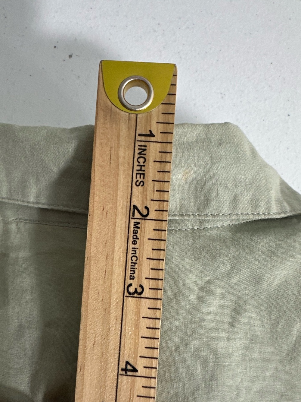 NEW Sim & Sam XL Dress 100% Cotton Midi Sage Green Long Sleeve Button Front - Picture 16 of 16